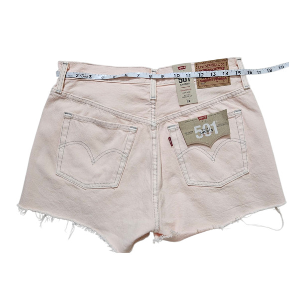 Levi's Pink Jean Shorts for Women - Picture 13 of 16